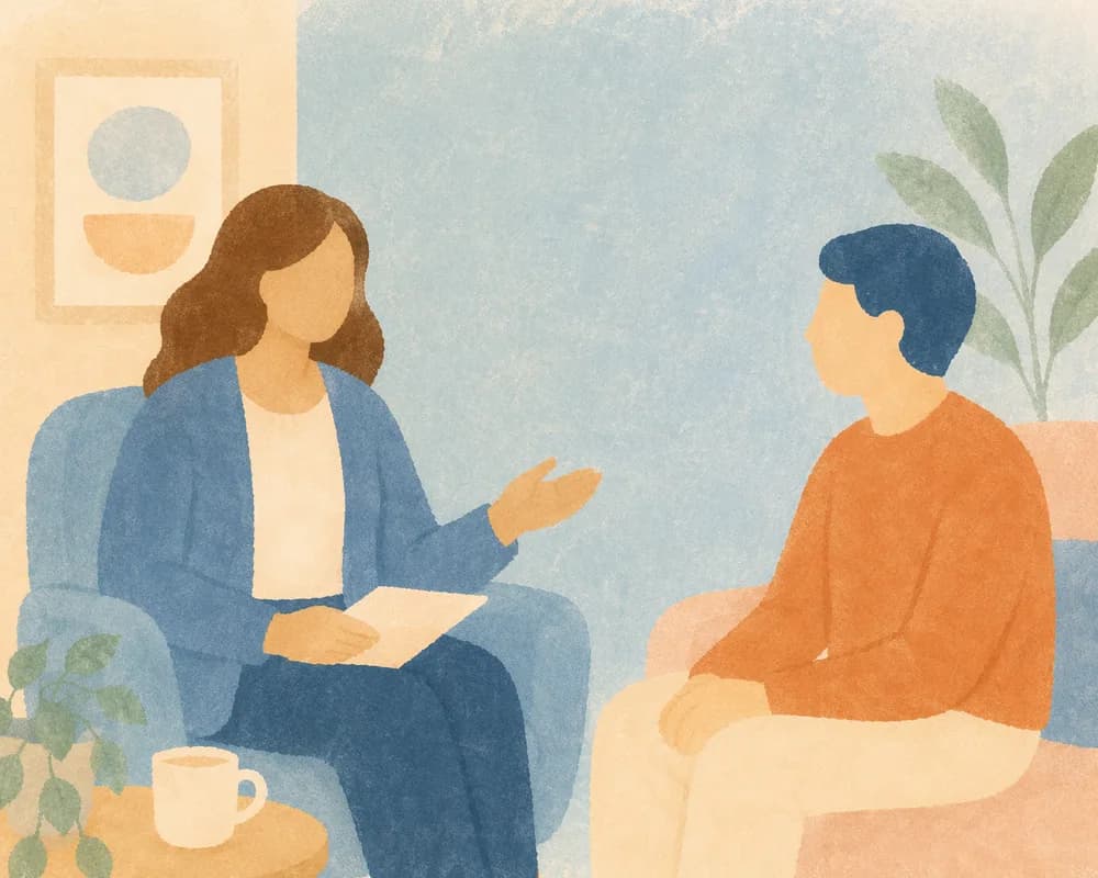 Illustration of a one-on-one Paradox Process session